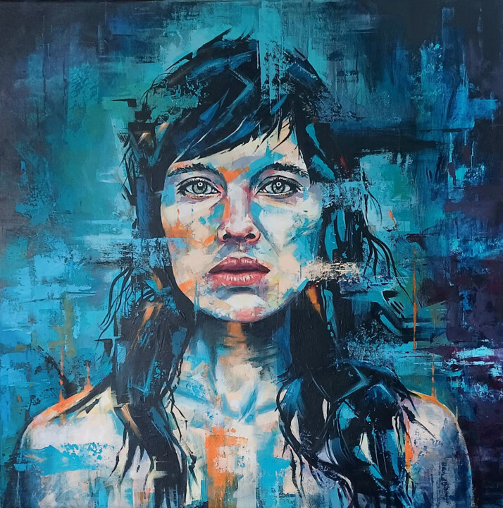 绘画,  23.6x23.6 in 