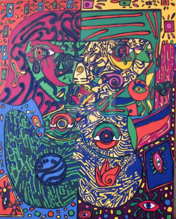 绘画,  31.9x25.6 in 