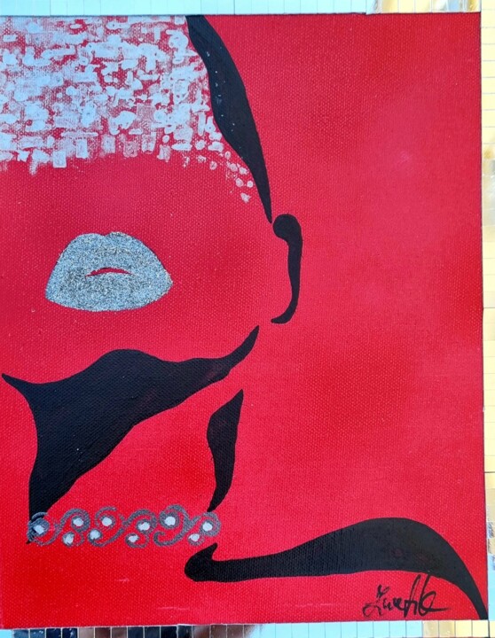 Glamourous 绘画, 11.8x9.5 in