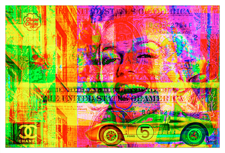 Marilyne street art 数字艺术