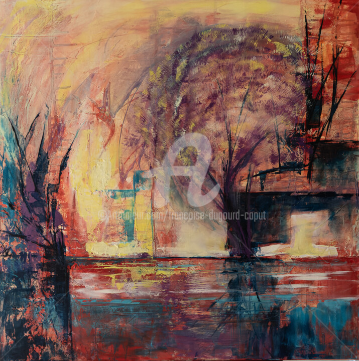 绘画,  27.6x27.6 in 