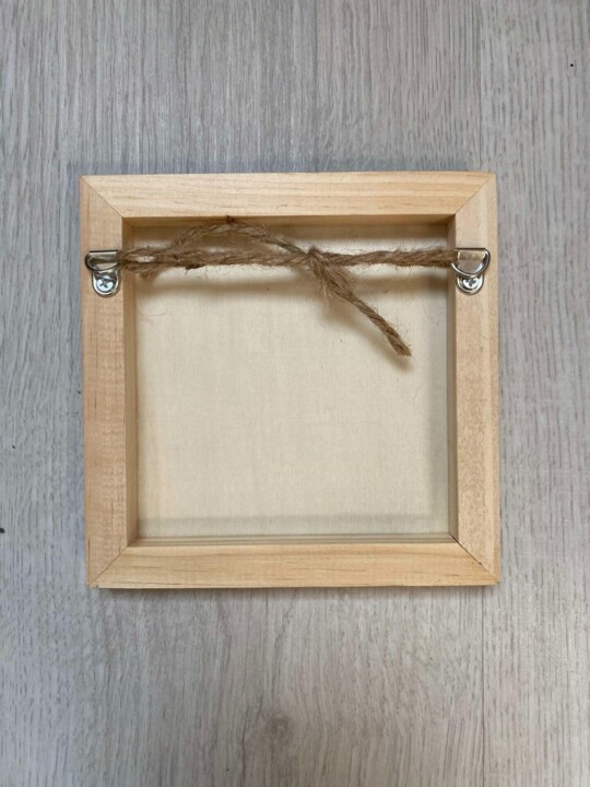 Arrière de l'œuvre