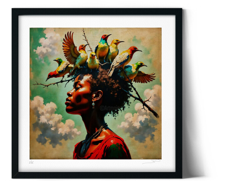 Work presented framed