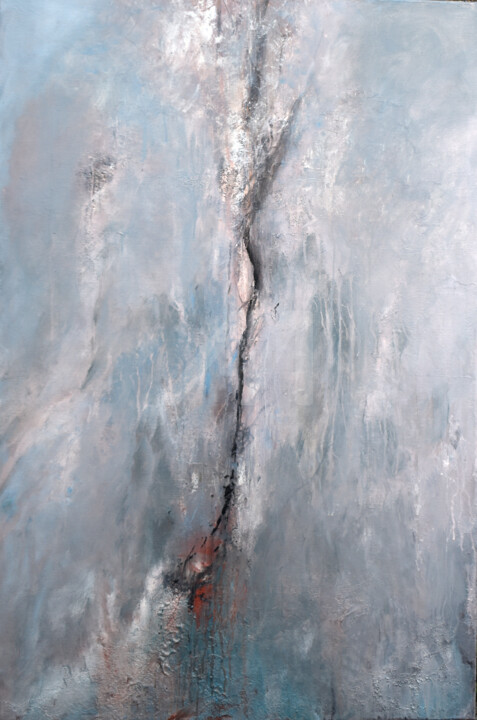 En suspension, I.-M. Zao Wou Ki 绘画, 47.2x31.5 in