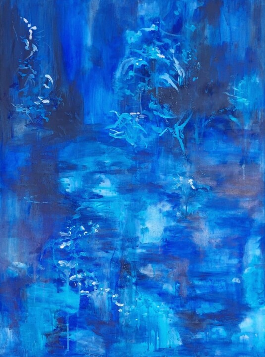 Ultramarine Light Painting, 31.5x23.6 in