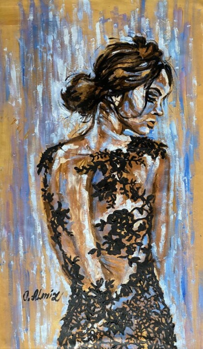 绘画,  39.4x21.7 in 