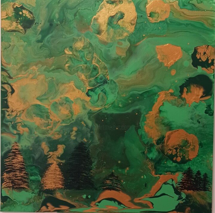 L'univers 绘画, 19.7x19.7 in