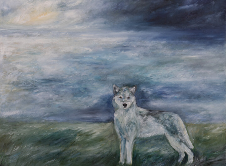 Wölfin 绘画, 23.6x31.5 in
