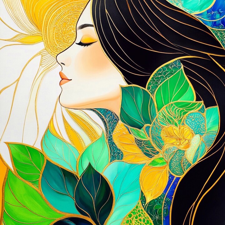 Harmony with Nature - Botanical and Fantasy Digital Art 数字艺术