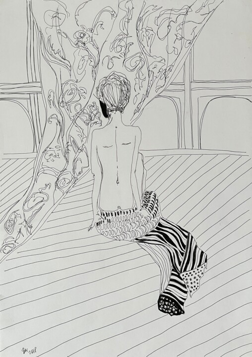 图画,  16.5x11.4 in 
