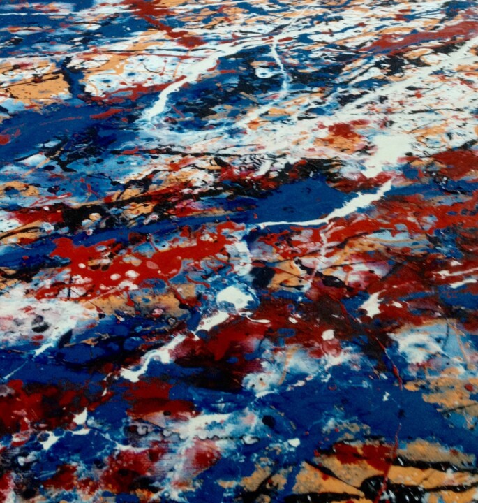 ceci n'est pas un pollock Pittura, 65x236,2 in