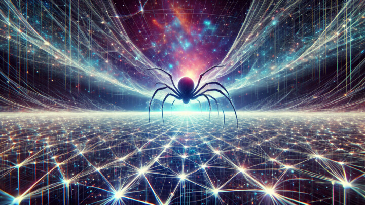 Digital Arts titled "Anansi Quantico – T…" by Alberto Capitani, Original Artwork, AI generated image