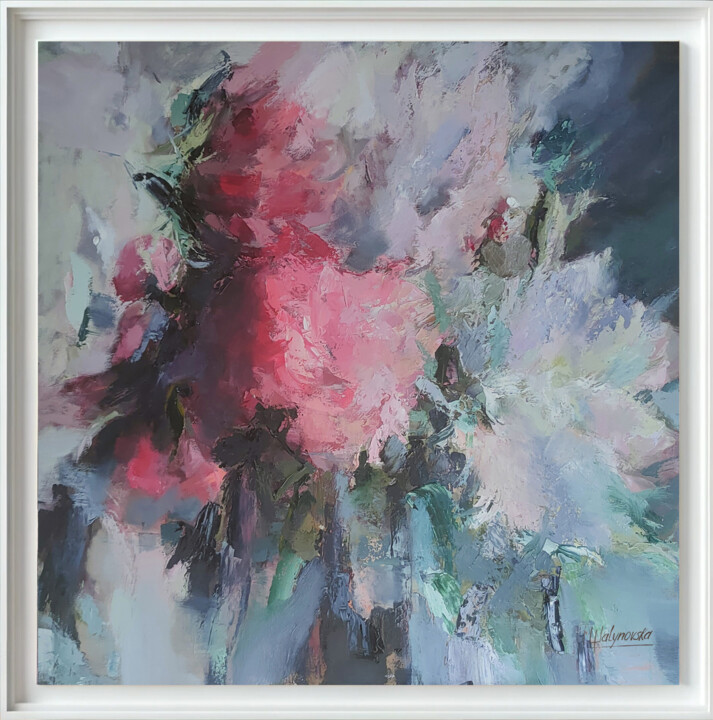 Éclat Botanique en Rose Картина, 39,4x39,4 in