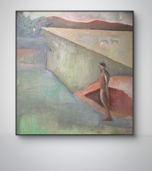 The Horizon’s Pulse 绘画, 27.6x27.6 in