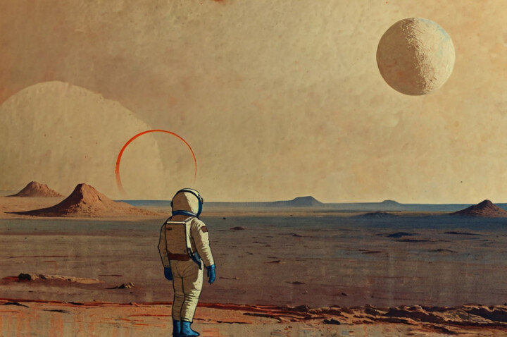 The Martian Chronicles Episode Three 数字艺术, 29.5x19.7 in
