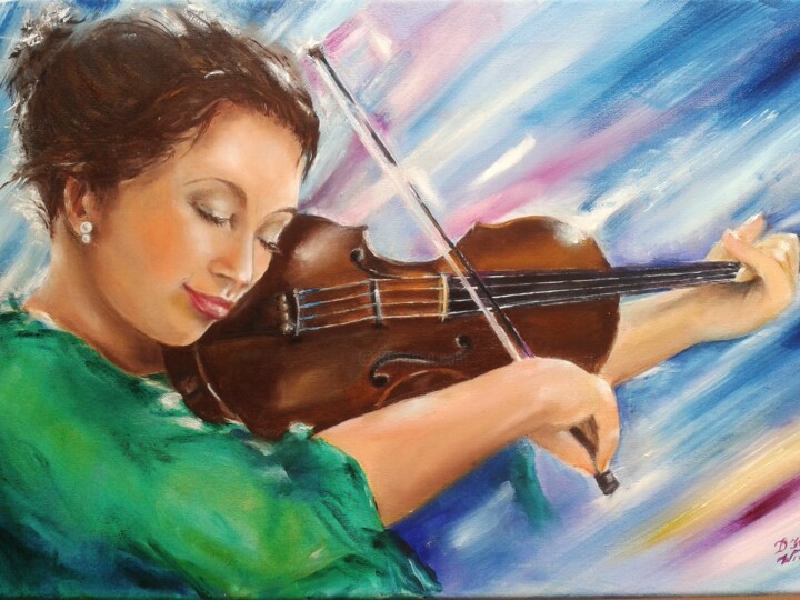 Muzyka 绘画, 15.8x23.6 in