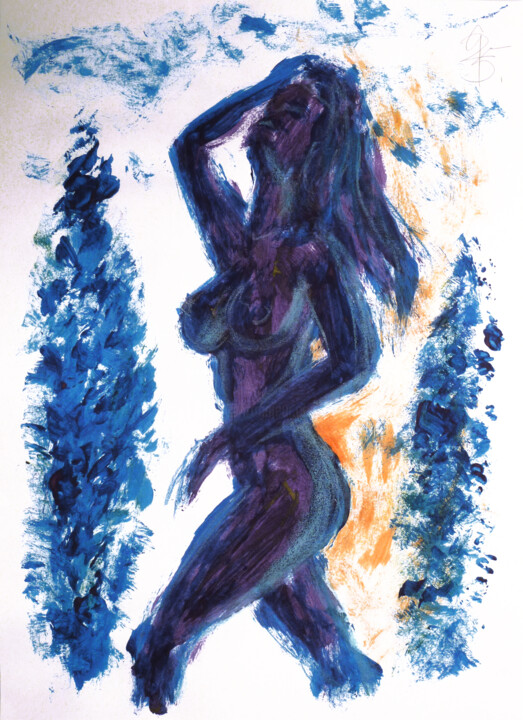Serenissima. 绘画, 16.1x11.6 in