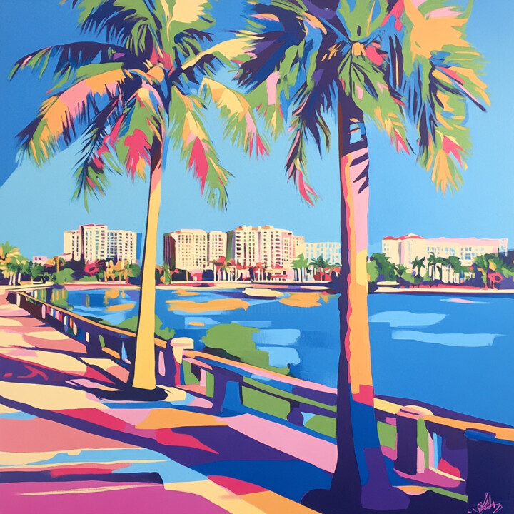 Boulevard 미술작품, 30x30 in