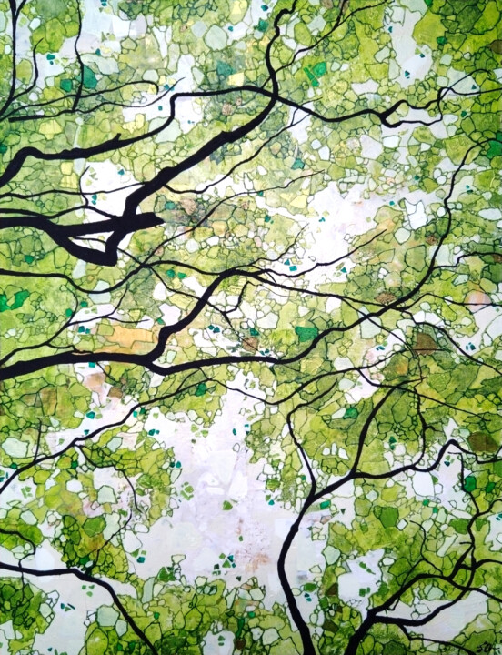 Sous les arbres 绘画, 31.5x23.6 in