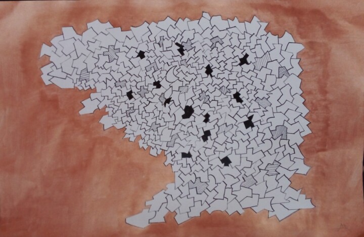 图画,  12.8x19.7 in 