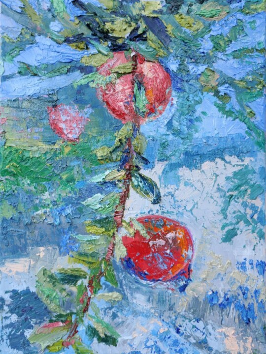 Proserpina`s Pomegranates 绘画, 15x11 in