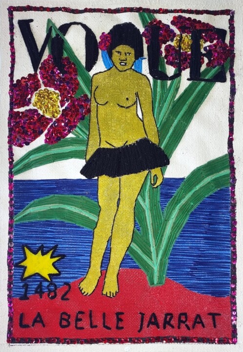 La belle Jarrat 纺织艺术, 19.7x13 in