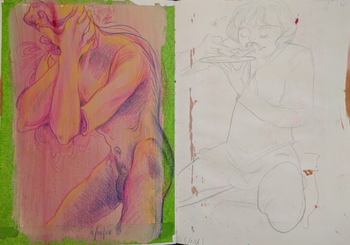 Sketchbook #3 pg7 图画, 11.7x16.5 in