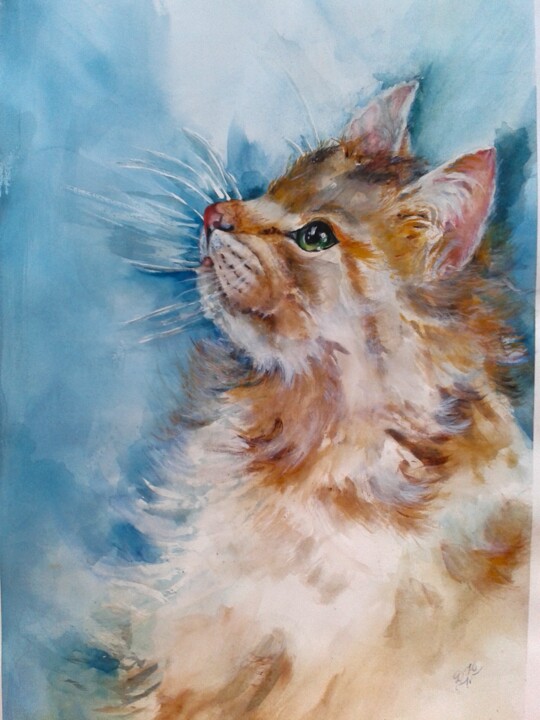 Kot 绘画, 20.5x13.2 in