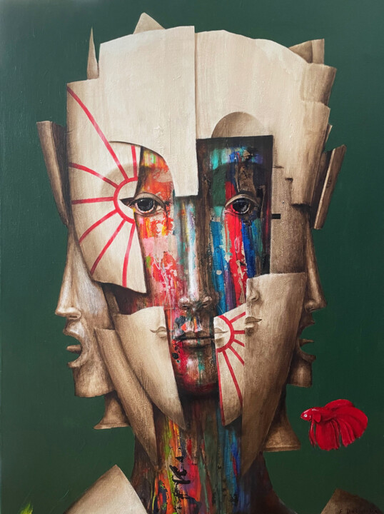 Schilderij,  31,5x23,6 in 