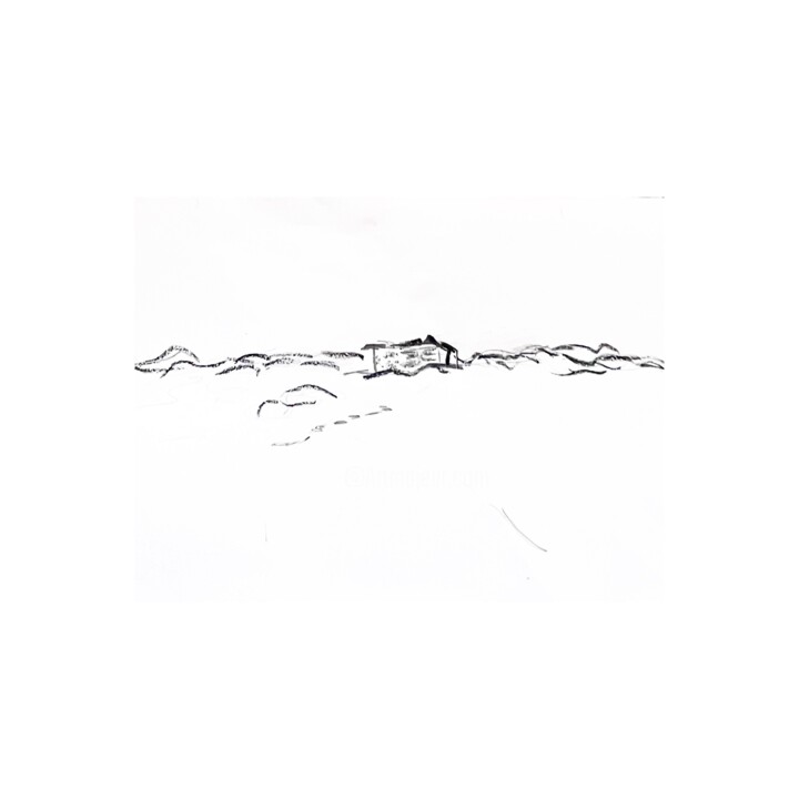 Drawing,  9.8x11.8 in 