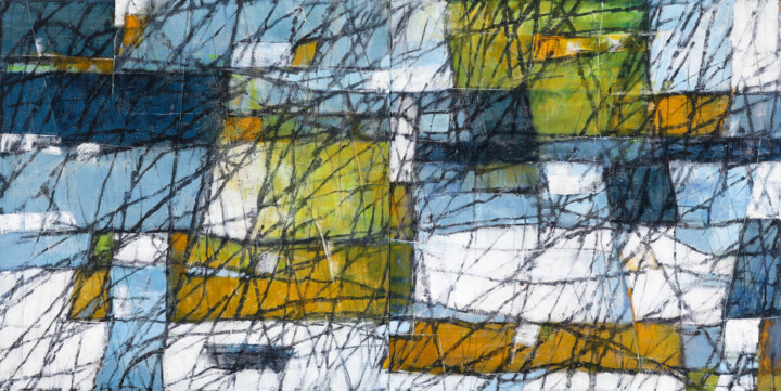 绘画,  48x96 in 