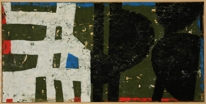 Modern Tribe Art Peinture, 24x48 in