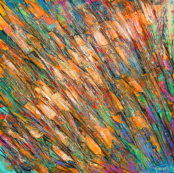 The music of universe Ζωγραφική, 18x18 in