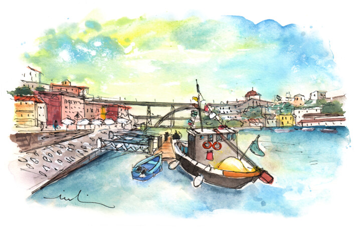 Beautiful Porto 14 Картина, 5,1x8,3 in