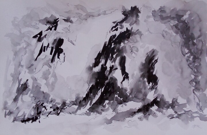 图画,  12.8x19.7 in 