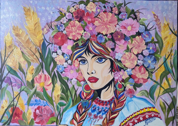 Flower Romance 绘画, 19.7x27.6 in
