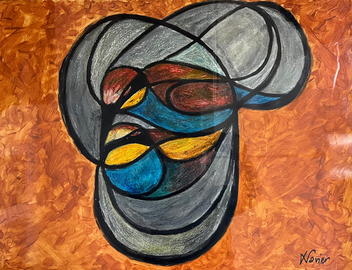 Guêpiers 绘画, 19.7x25.6 in