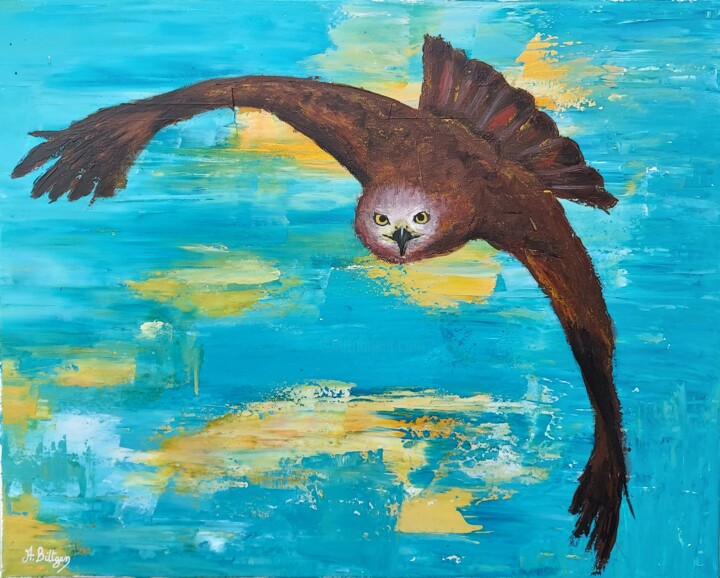 L'aigle 绘画, 15.8x19.7 in