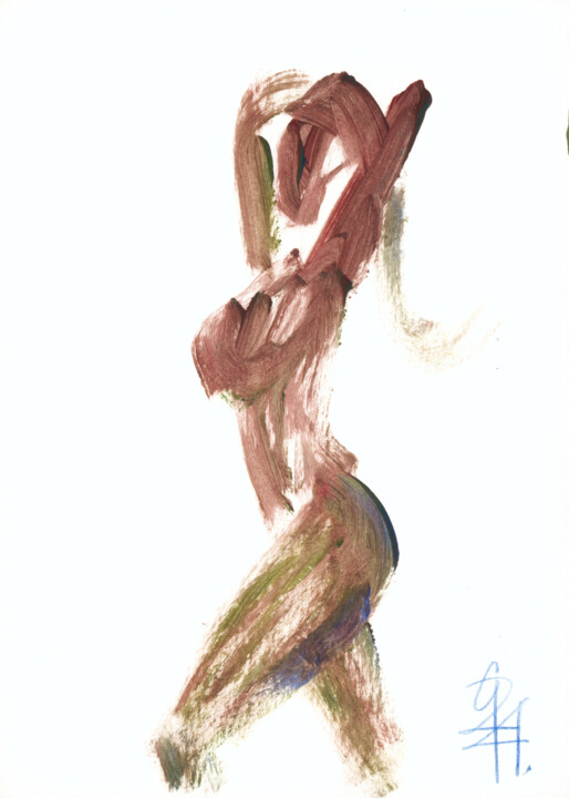 绘画,  8.3x5.9 in 