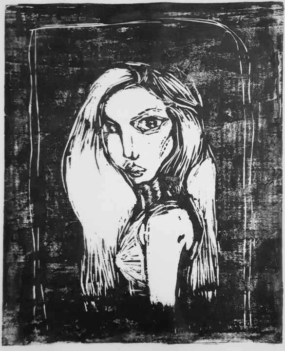 Portrait of Girl 印花与版画