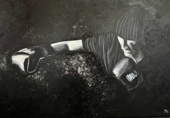 Boxeur 绘画, 21.3x31.9 in