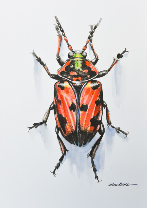 insect2 绘画, 15.8x11.8 in