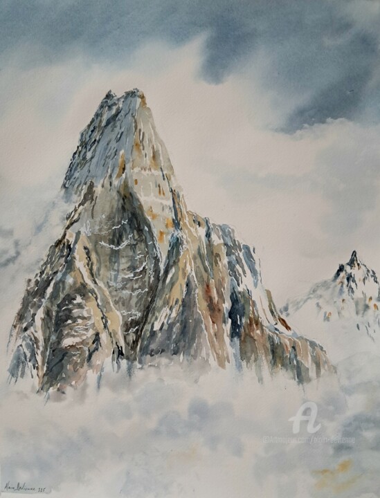 UN PIC 绘画, 18.5x14.6 in