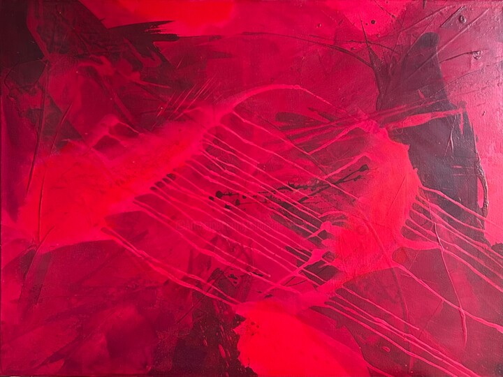 RHYTHMEN DER LEIDENSCHAFT 绘画, 23.6x31.5 in