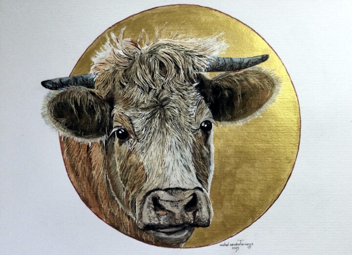 LUNE D'OR 绘画, 19.7x25.6 in