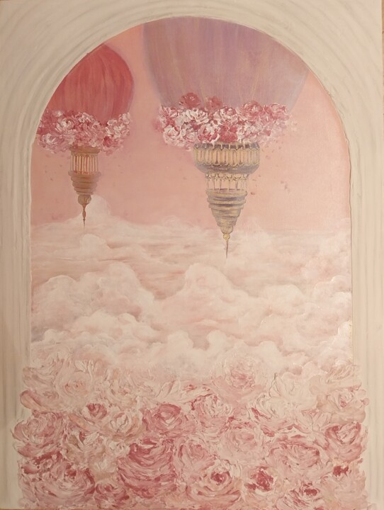 Celestial gardens 绘画, 31.5x23.6 in