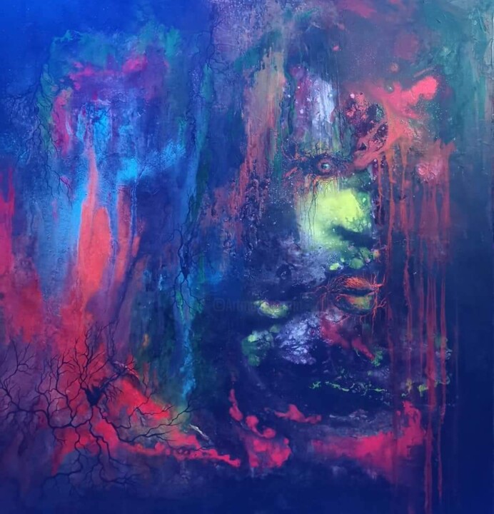 绘画,  39.4x39.4 in 
