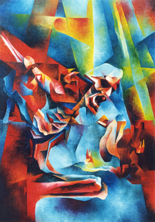 Painting,  56.3x39.4 in 