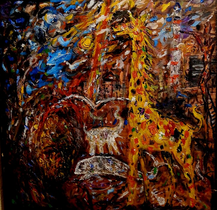 Street ADVENTURES 绘画, 13.8x14.2 in