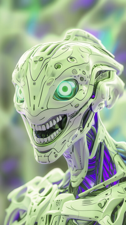 Sourire de robot-1/10 Digital Arts